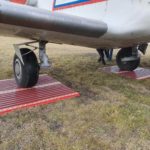 Tapis plaque composite sauvetage avion