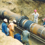 Vérin souple torique réparation pipeline